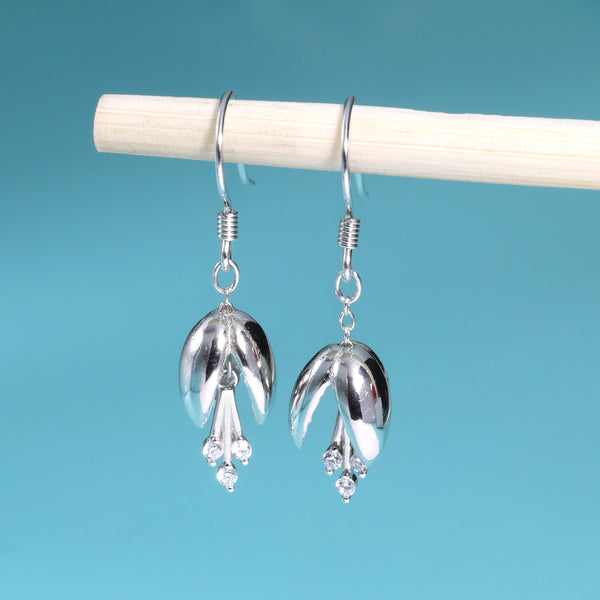 Silver Chime Musical Dangler Earrings