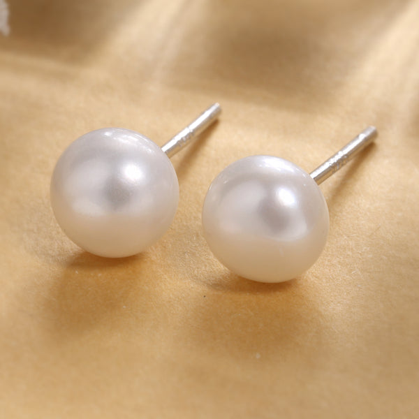 Evergreen Pearl Silver Earrings