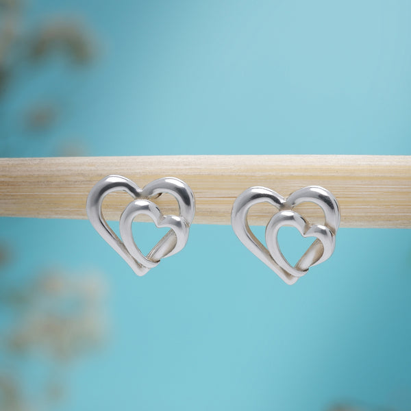 Heart on Heart Earrings